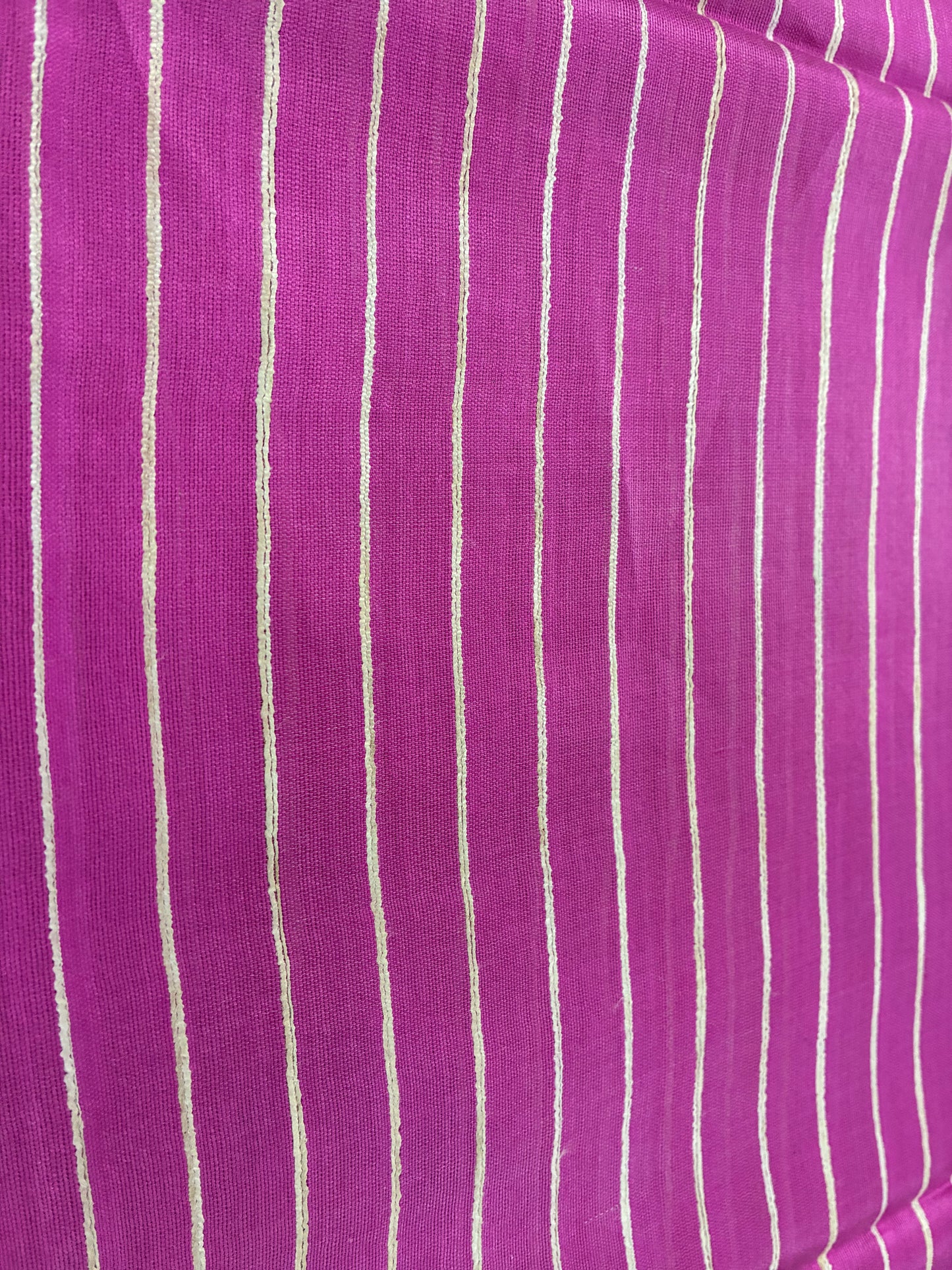 Blue and Pink Printed Khadi Silk Saree