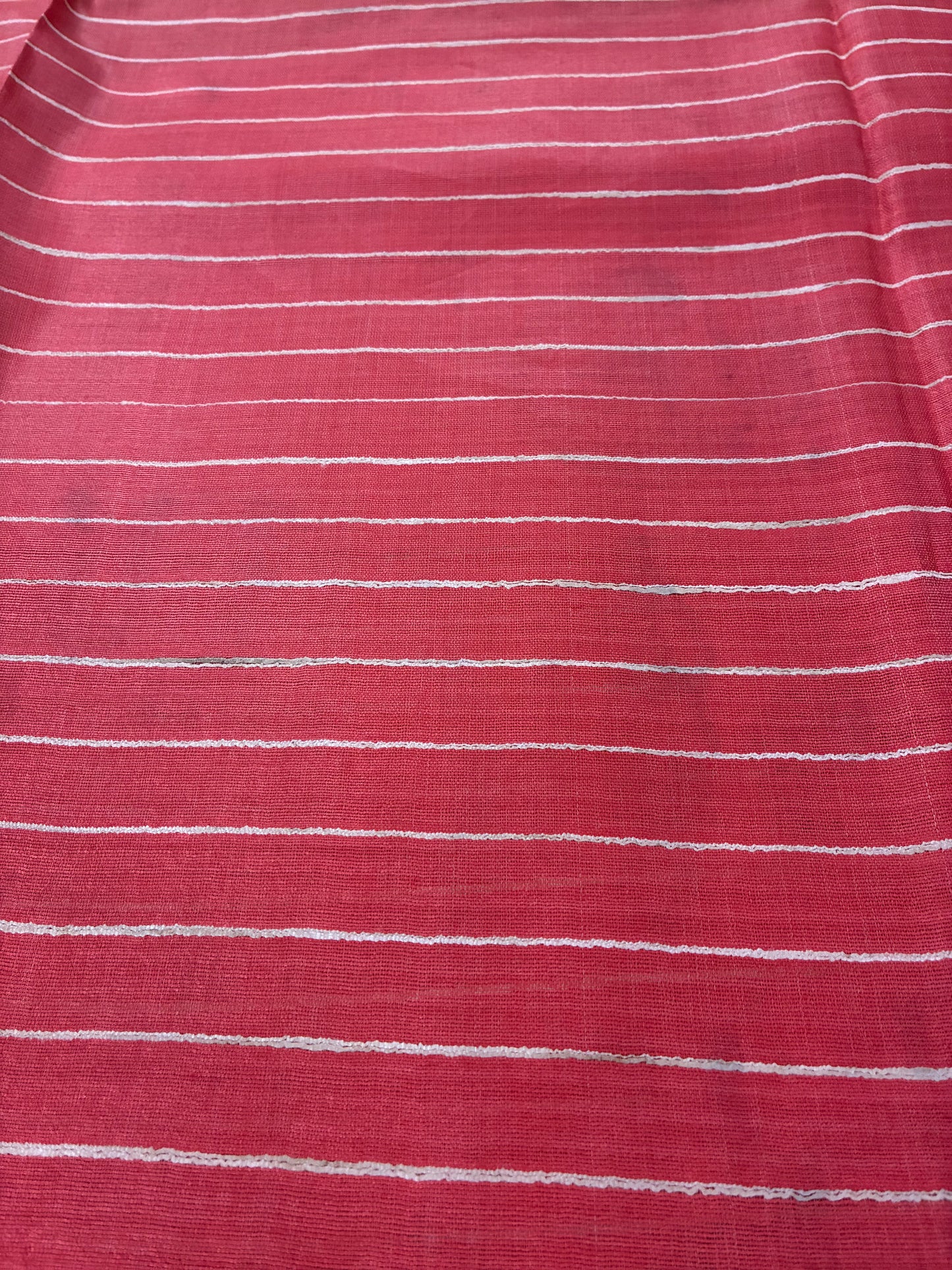 Red and Black Printed Khadi Silk Saree