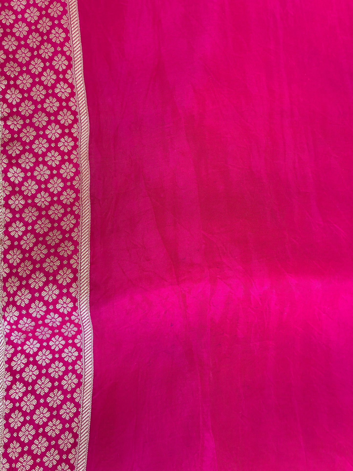 Yellow Striped Dola Silk Saree